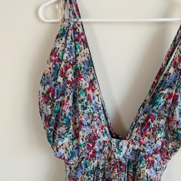 BCBGENERATION floral strappy mini dress sz 10 - Picture 7 of 7